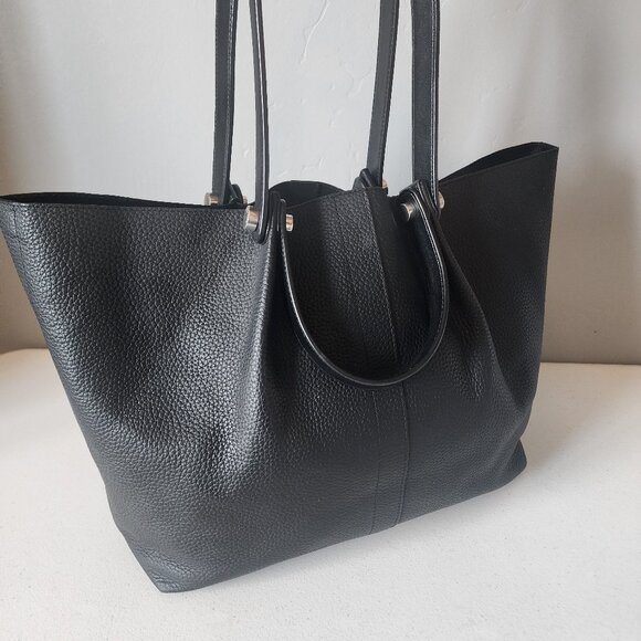 All Saints Black Tote "EUC" - Picture 15 of 15